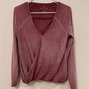 🌻4 for $25🌻American Eagle Cross Over Blouse